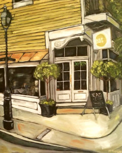 Eat New Orleans, Oil on Canvas by David McPherson