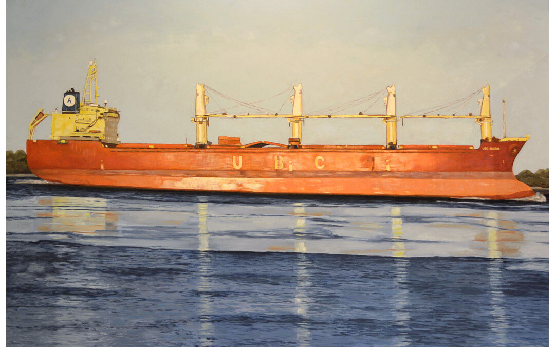 Cargo Ship – The UBC Balboa on the Mississippi